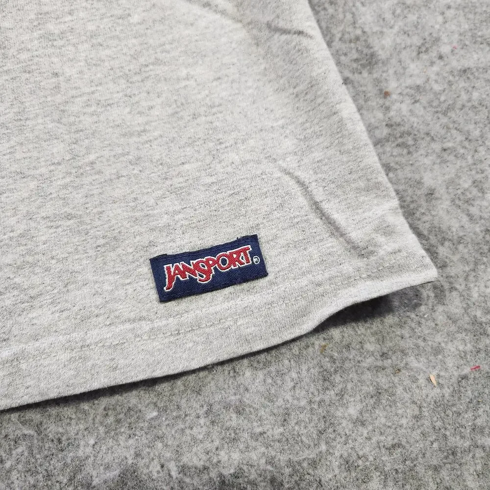 Vintage UNH New Haven Chargers T Shirt Mens XL Gray JanSport USA College 90s Tee